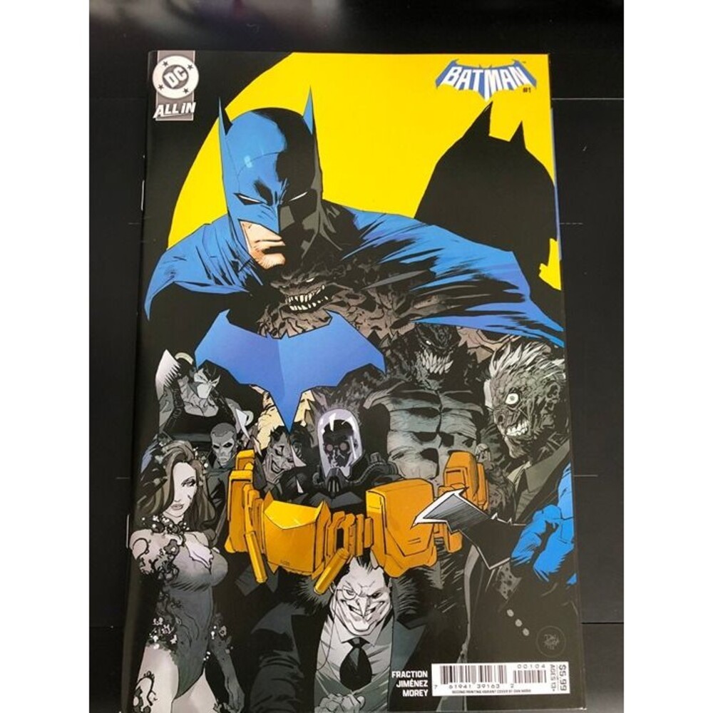 BATMAN #1 DAN MORA 2ND PRINT VARIANT COVER JLA DC COMICS 2025 VF/NM